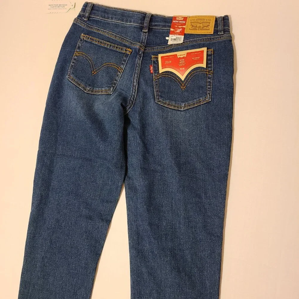 LEVIS MINI MOM HIGH RISE STRETCH - 14 REG